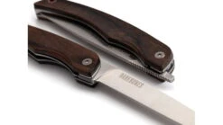 Barebones Folding Knife Set -Snow Peak Shop opplanet barebones folding knife set set of 2 50cr15 stainless steel blade hardwood handle ckw 362 av 4