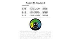 Big Agnes Rapide SL Insulated Tent Floor Pad 8 Big Agnes Rapide SL Insulated Tent Floor Pad -Snow Peak Shop opplanet big agnes rapide sl insulated tent tapered floor pad orange 50 x 78 prslitfp22 av 3