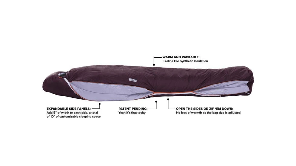 Big Agnes Torchlight Camp 20 Fireline Pro Sleeping Bag - Women's 9 Big Agnes Torchlight Camp 20 Fireline Pro Sleeping Bag - Women's - Image 7