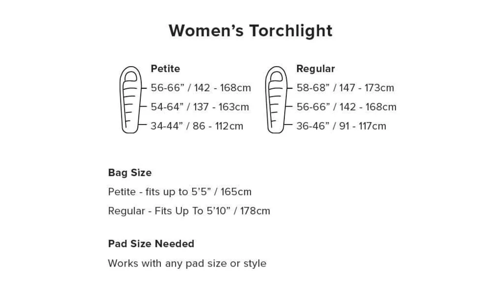 Big Agnes Torchlight Camp 20 Fireline Pro Sleeping Bag - Women's 10 Big Agnes Torchlight Camp 20 Fireline Pro Sleeping Bag - Women's - Image 8