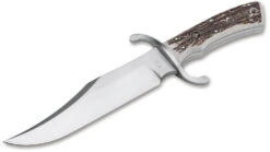 Boker USA Bowie Knife -Snow Peak Shop opplanet boker usa bowie stag n690 knife brown small 121547hh main