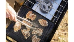 Camp Chef Reversible Pre-Seasoned Cast Iron Grill/ Griddle -Snow Peak Shop opplanet camp chef reversible pre seasoned cast iron black cgg16b av 4