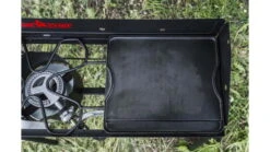 Camp Chef Reversible Pre-Seasoned Cast Iron Grill/ Griddle -Snow Peak Shop opplanet camp chef reversible pre seasoned cast iron black cgg16b av 7