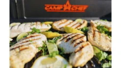 Camp Chef Reversible Pre-Seasoned Cast Iron Grill/ Griddle -Snow Peak Shop opplanet camp chef reversible pre seasoned cast iron grill griddle 24in griddle black cgg24b usage 2