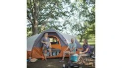 Core Equipment 9 Person Modified Dome Tent -Snow Peak Shop opplanet core equipment 9 person modified dome tent orange gray 16 x 9 ft 40004 usage 1