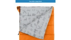 Core Equipment Youth Camp Sleeping Bag -Snow Peak Shop opplanet core equipment youth camp sleeping bag orange 40112 av 3