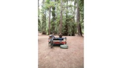 2XL Disc-O-Bed Cot System W/ 2 Side Organizers -Snow Peak Shop opplanet disc o bed disc o bed cot with 2 side organiziers black 2xl 30507bo av 15