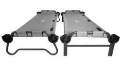 Disc-O-Bed Special Edition Large Outfitter Sleeping Cots -Snow Peak Shop opplanet disc o bed special edition large outfitter sleeping cots w side organizers gray 30021bo av 2