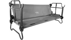 Disc-O-Bed Special Edition Large Outfitter Sleeping Cots -Snow Peak Shop opplanet disc o bed special edition large outfitter sleeping cots w side organizers gray 30021bo av 3