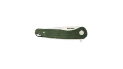 Eikonic Dromas Folding Knives -Snow Peak Shop opplanet eikonic dromas folding knives 3 25in d2 steel w rockwell hardness of 59 60 micarta handle stonewash green 441sgn av 4
