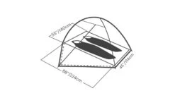 Eureka Suma 2-Person Tent -Snow Peak Shop opplanet eureka suma 2 2629069 av 3