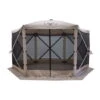 Gazelle G6 6-Sided Portable Gazebo Easy Pop-Up Hub Screen Tent -Snow Peak Shop opplanet gazelle g6 6 sided portable gazebo easy pop up hub screen tent desert sand 8 person gg601ds main
