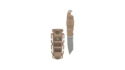 Gear Aid Kotu Tanto Survival Knife W/ Quick Release Sheath And Removable Belt Clip