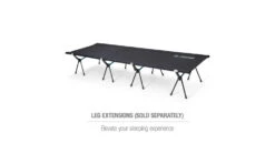 Helinox Cot Max Convertible -Snow Peak Shop opplanet helinox cot max convertible black 10640r1 av 6