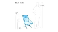 Helinox Portable Beach Chair -Snow Peak Shop opplanet helinox portable beach chair blue mesh 10678r2 av 6