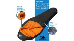 Hyke & Byke Eolus Ultralight Goose Down Sleeping Bag, 800FP, 15F Degrees -Snow Peak Shop opplanet hyke byke eolus ultralight goose down sleeping bag 800fp 15f degrees 10053460294 av 3
