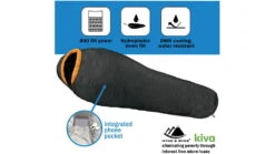 Hyke & Byke Eolus Ultralight Goose Down Sleeping Bag, 800FP, 15F Degrees -Snow Peak Shop opplanet hyke byke eolus ultralight goose down sleeping bag 800fp 15f degrees 10053460294 av 5