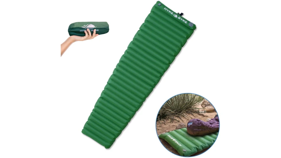 Hyke & Byke Ultralight Appalachian Inflatable Sleeping Pad W/ Micro-Adjustment Valve 4 Hyke & Byke Ultralight Appalachian Inflatable Sleeping Pad W/ Micro-Adjustment Valve - Image 2