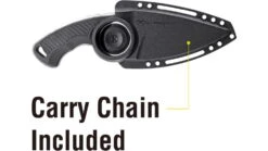 Kilimanjaro Gear Stretta Neck Knife -Snow Peak Shop opplanet kilimanjaro gear stretta neck knife plain edge black handle w sheath kj910106 av 4