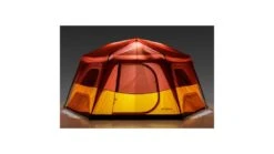 Outdoor Products 8 Person Hexagon Tent With Led Lighted Poles -Snow Peak Shop opplanet outdoor products 8 person hexagon tent with led lighted poles orange maroon 50029 av 5