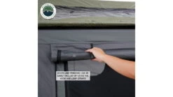 Overland Vehicle Systems N3E Nomadic 3 Extended Roof Top Tent -Snow Peak Shop opplanet overland vehicle systems n3e nomadic 3 extended roof top tent gray green 18339936 av 12