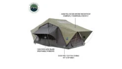 Overland Vehicle Systems N3S Nomadic 3 Standard Roof Top Tent -Snow Peak Shop opplanet overland vehicle systems n3s nomadic 3 standard roof top tent gray green 18439936 av 1