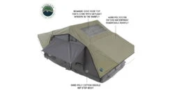 Overland Vehicle Systems N3S Nomadic 3 Standard Roof Top Tent -Snow Peak Shop opplanet overland vehicle systems n3s nomadic 3 standard roof top tent gray green 18439936 av 2