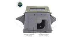 Overland Vehicle Systems N3S Nomadic 3 Standard Roof Top Tent -Snow Peak Shop opplanet overland vehicle systems n3s nomadic 3 standard roof top tent gray green 18439936 av 7