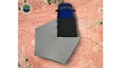 Overland Vehicle Systems Nomadic 270 LT Awning - Driver Side -Snow Peak Shop opplanet overland vehicle systems nomadic 270 lt awning driver side dark gray cover with black cover universal 19559907 av 1