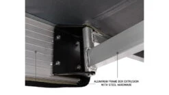 Overland Vehicle Systems Nomadic 270 LT Awning - Driver Side -Snow Peak Shop opplanet overland vehicle systems nomadic 270 lt awning driver side dark gray cover with black cover universal 19559907 av 7