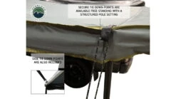 Overland Vehicle Systems Nomadic 270 LT Awning - Driver Side -Snow Peak Shop opplanet overland vehicle systems nomadic 270 lt awning driver side dark gray cover with black cover universal 19559907 av 9