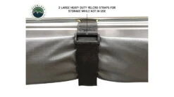 Overland Vehicle Systems Nomadic 270 LT Awning - Driver Side -Snow Peak Shop opplanet overland vehicle systems nomadic 270 lt awning driver side dark gray cover with black cover universal 19559907 usage 1