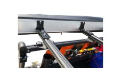 Overland Vehicle Systems Nomadic 270 LT Awning - Driver Side -Snow Peak Shop opplanet overland vehicle systems nomadic 270 lt awning driver side dark gray cover with black cover universal 19559907 usage 4