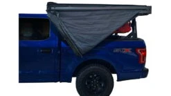 Overland Vehicle Systems Nomadic 270 LT Awning - Driver Side -Snow Peak Shop opplanet overland vehicle systems nomadic 270 lt awning driver side dark gray cover with black cover universal 19559907 usage 5