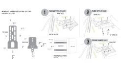 Overland Vehicle Systems Nomadic 270 LT Awning - Driver Side -Snow Peak Shop opplanet overland vehicle systems nomadic 270 lt awning driver side dark gray cover with black cover universal 19559907 usage 9