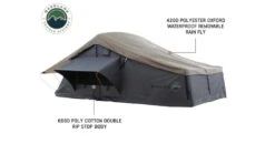 Overland Vehicle Systems Nomadic 4 Extended Roof Top Tent W/ Annex Base -Snow Peak Shop opplanet overland vehicle systems nomadic 4 extended roof top tent 4 person w annex base dark gray green 75 x 122 x 51 in 18141936 av 3