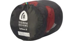 Sierra Designs Synthesis 20 Degrees Sleeping Bag -Snow Peak Shop opplanet sierra designs synthesis 20 degrees sleeping bag red black regular 90613419r av 5