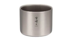 Snow Peak Ti-Double Stackable Mug -Snow Peak Shop opplanet snow peak ti double stackable mug titanium 400ml tw 126 main