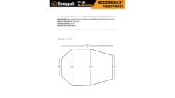 SnugPak Scorpion 3 Footprint 7 SnugPak Scorpion 3 Footprint -Snow Peak Shop opplanet snugpak scorpion 3 footprint black fp 92880 av 2