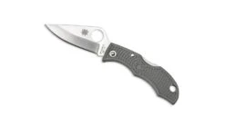 Spyderco Ladybug3 4.4in Black Folding Knife -Snow Peak Shop opplanet spyderco ladybug3 foliage green frn handle fe blade fold knife lfgp3 main
