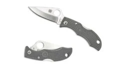 Spyderco Ladybug3 4.4in Black Folding Knife -Snow Peak Shop opplanet spyderco ladybug3 foliage green frn handle fe blade fold knife lfgp3 v1