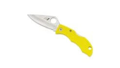 Spyderco Ladybug3 4.4in Black Folding Knife -Snow Peak Shop opplanet spyderco ladybug3 salt yellow frn handle h 1 fe blade fold knife lylp3 main