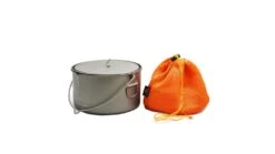 TOAKS Titanium 2000ml Pot W/Bail -Snow Peak Shop opplanet toaks titanium 2000ml pot w bail grey pot 2000 bh av 5